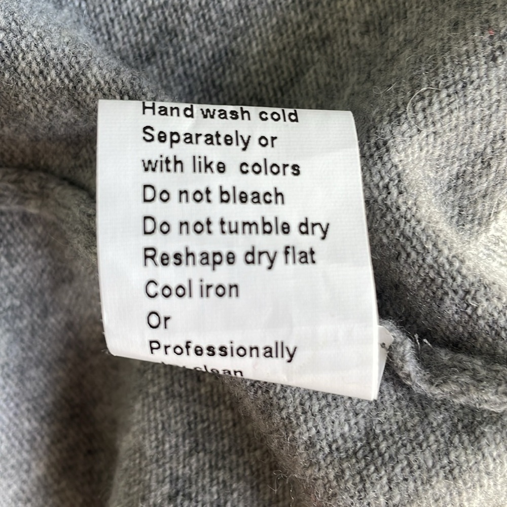 Mantovani Studio Colorblock Cashmere Wool Cowlneck Sweater - Picture 6 of 6
